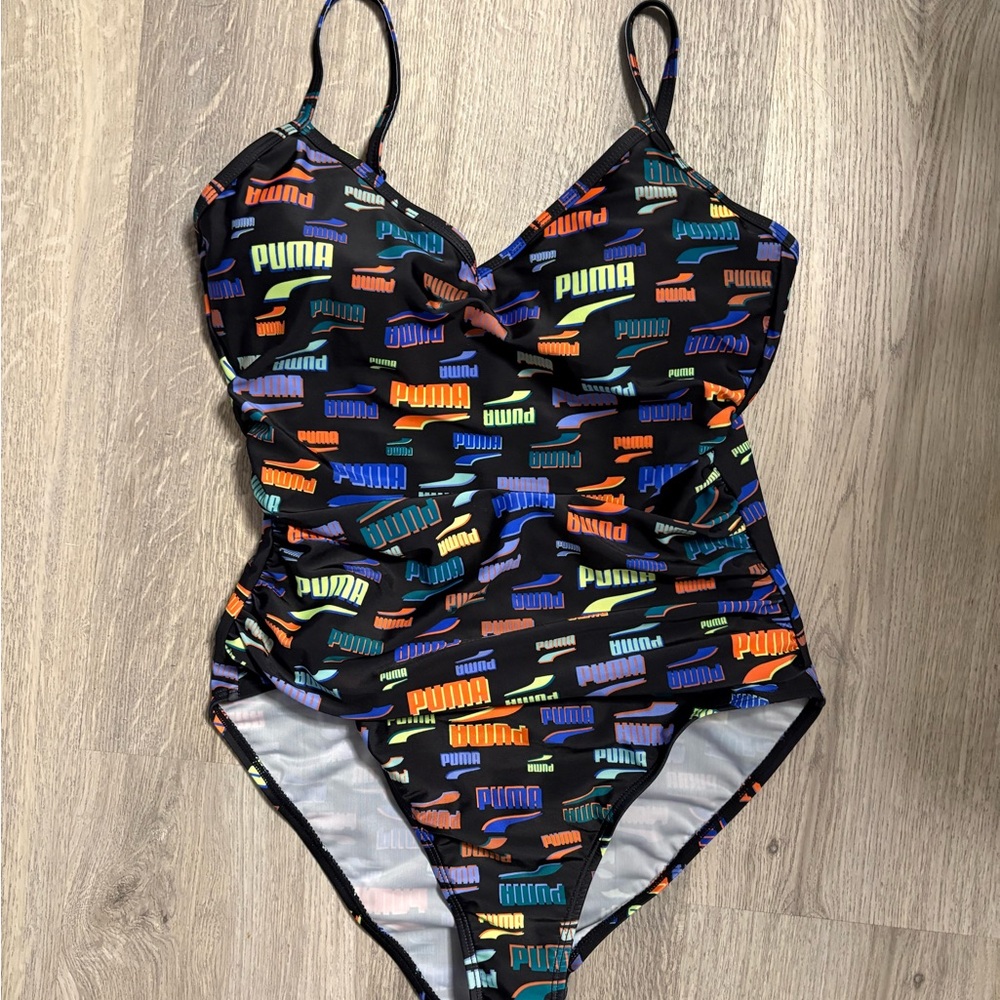 Puma Women’s Swim One-Piece - Multicolor